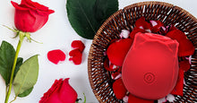 Load image into Gallery viewer, Red Rose Vibrator