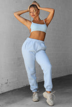 Load image into Gallery viewer, LOUNGE 2 PIECE SWEATS SET - BABY BLUE