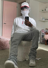 Load image into Gallery viewer, STACKED SWEATS WITH POCKETS - PICK YOUR COLOR