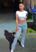 Load image into Gallery viewer, STACKED SWEATS WITH POCKETS - PICK YOUR COLOR