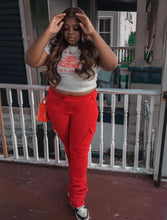 Load image into Gallery viewer, STACKED SWEATS WITH POCKETS - PICK YOUR COLOR