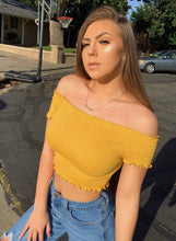 Load image into Gallery viewer, SERENITY CROP TOP (YELLOW)