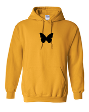 Load image into Gallery viewer, GOLD &quot;BUTTERFLY&quot; HOODIE