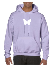 Load image into Gallery viewer, LIGHT PURPLE &quot;BUTTERFLY&quot; HOODIE