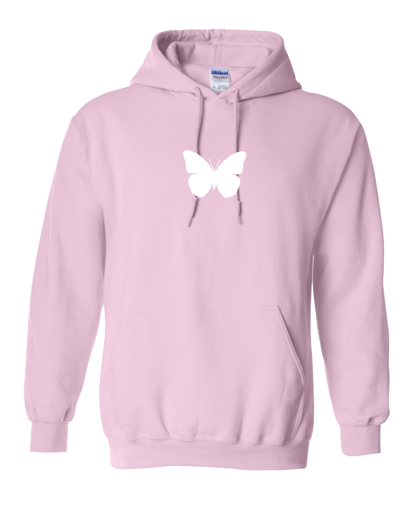 Pink best sale butterfly hoodie