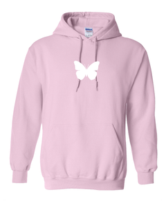 LIGHT PINK "BUTTERFLY" HOODIE