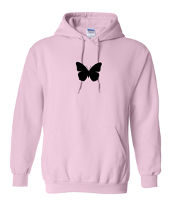 LIGHT PINK "BUTTERFLY" HOODIE