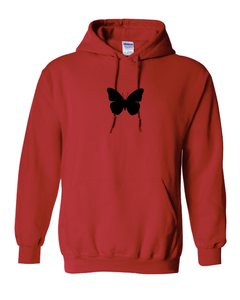 RED "BUTTERFLY" HOODIE