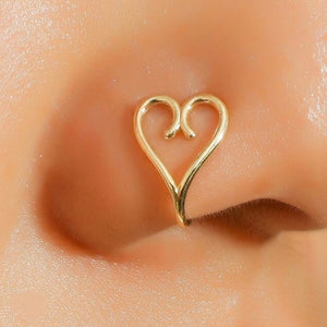 HEART NOSE RING