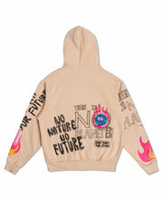 Load image into Gallery viewer, KHAKI SAVE OUR PLANET CHENILE PATCH HOODIE