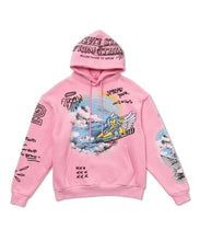 Load image into Gallery viewer, PINK FLYING SNEAKER DRAWING HOODIE