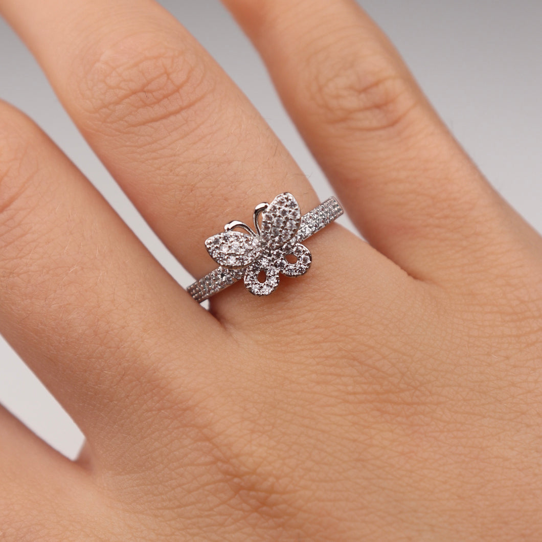 THIN BUTTERFLY RING