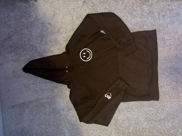 BROWN QUOTE HOODIE | SIZE MEDIUM