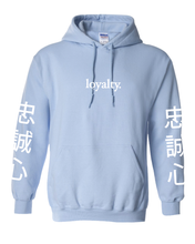 Load image into Gallery viewer, LIGHT BLUE &quot;LOYALTY&quot; HOODIE