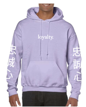 Load image into Gallery viewer, LIGHT PURPLE &quot;LOYALTY&quot; HOODIE