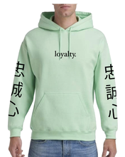 Load image into Gallery viewer, MINT GREEN &quot;LOYALTY&quot; HOODIE