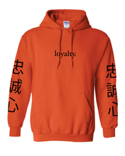 Load image into Gallery viewer, ORANGE &quot;LOYALTY&quot; HOODIE