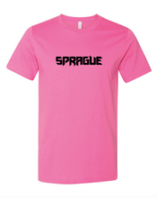 Load image into Gallery viewer, HOT PINK &quot;SPRAGUE&quot; T-SHIRT