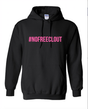 Load image into Gallery viewer, BLACK &quot;#NOFREECLOUT&quot; HOODIE