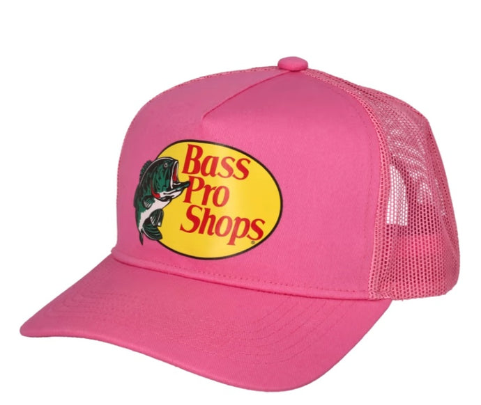 Fuschia / Pink Bass Pro Shops Mesh Trucker Hat