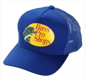 Royal Blue Bass Pro Shops Mesh Trucker Hat