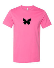 Load image into Gallery viewer, DARK PINK &quot;BUTTERFLY&quot; T-SHIRT