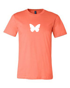 CORAL "BUTTERFLY" T-SHIRT