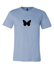 Load image into Gallery viewer, LIGHT BLUE &quot;BUTTERFLY&quot; T-SHIRT