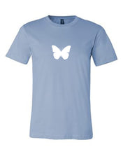 Load image into Gallery viewer, LIGHT BLUE &quot;BUTTERFLY&quot; T-SHIRT