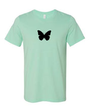 Load image into Gallery viewer, MINT GREEN &quot;BUTTERFLY&quot; T-SHIRT