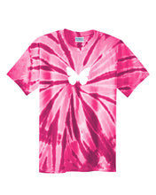 Load image into Gallery viewer, PINK TIE DYE &quot;BUTTERFLY&quot; T-SHIRT