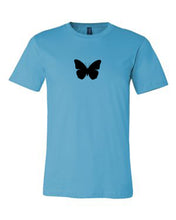 Load image into Gallery viewer, TURQUOISE &quot;BUTTERFLY&quot; T-SHIRT
