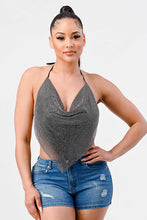 Load image into Gallery viewer, DIAMOND MESH BODY CHAIN TOP