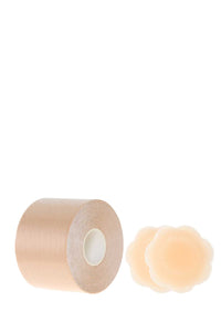 BODY TAPE AND 1 PAIR OF REUSABLE NIPPLE COVERS - Choose your color