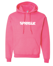Load image into Gallery viewer, NEON PINK &quot;SPRAGUE&quot; HOODIE