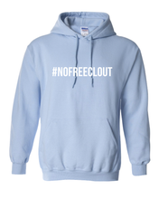 Load image into Gallery viewer, LIGHT BLUE &quot;#NOFREECLOUT&quot; HOODIE