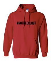 Load image into Gallery viewer, RED &quot;#NOFREECLOUT&quot; HOODIE