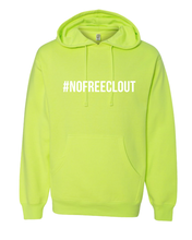 Load image into Gallery viewer, NEON GREEN &quot;#NOFREECLOUT&quot; HOODIE