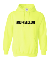 Load image into Gallery viewer, NEON YELLOW &quot;#NOFREECLOUT&quot; HOODIE