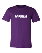 Load image into Gallery viewer, PURPLE &quot;SPRAGUE&quot; T-SHIRT